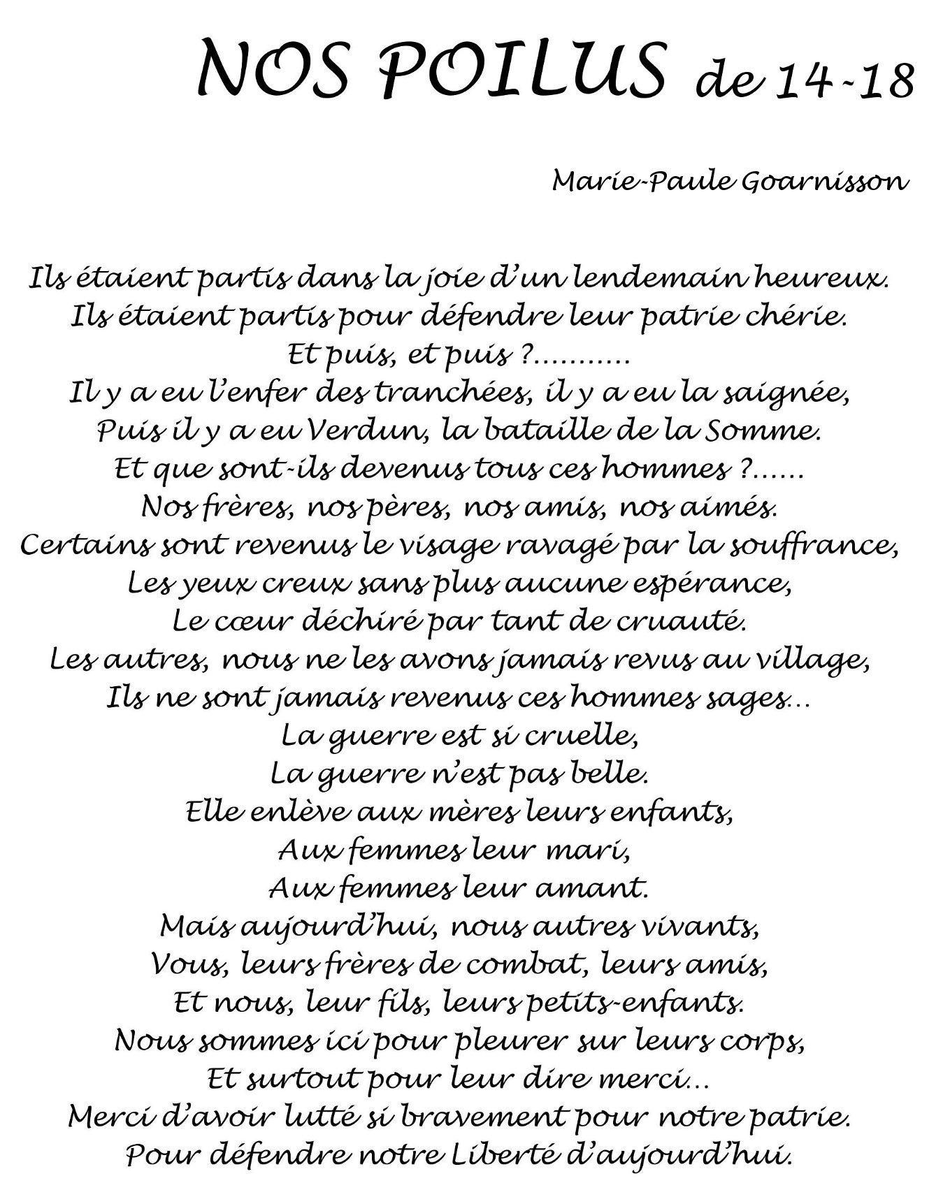 Poeme poilus ok